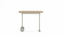 Collaborative Spaces™ Laptop Table with Racetrack Top, Wheel & Foot Base