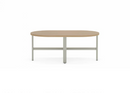 Collaborative Spaces™ 17"H Occasional Coffee Table with Racetrack Top - 24"W x 42"D