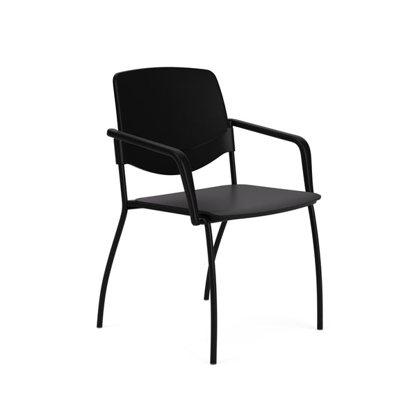 Sutro Stackable Chair with Optional Casters