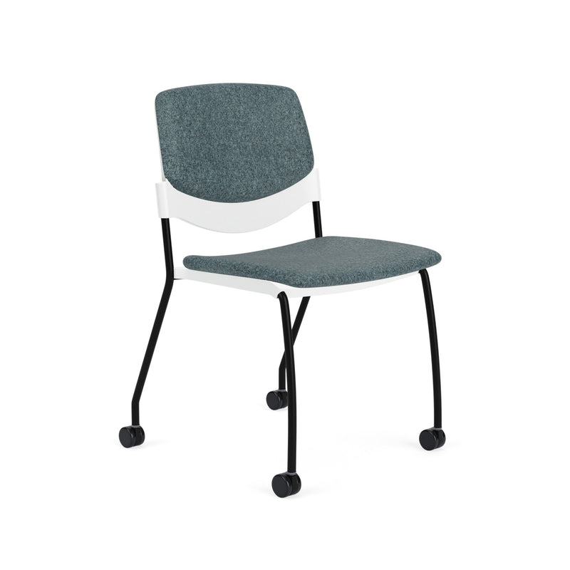 Sutro Stackable Chair with Optional Casters