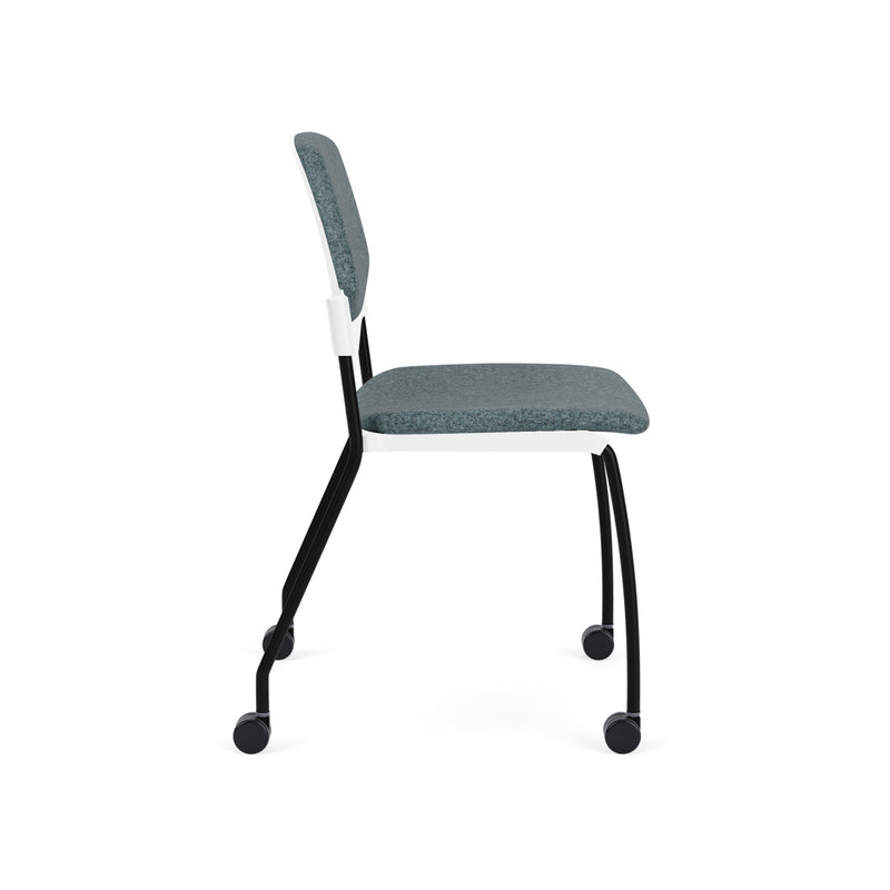 Sutro Stackable Chair with Optional Casters