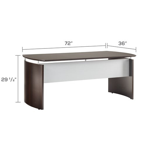 Medina™ 72" Curved Desk