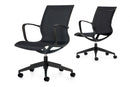 Global Solar™ Mesh Seat & Back Conference Chair, Asphalt Frame | 8456