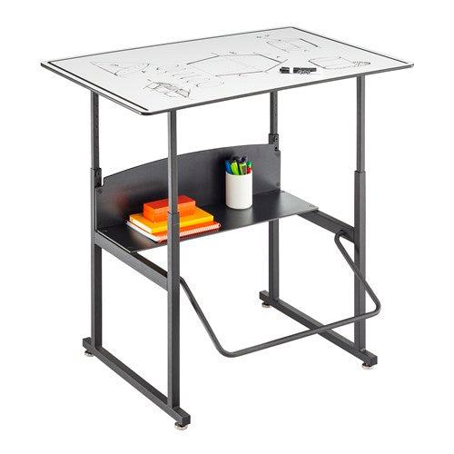AlphaBetter® Height-Adjustable Desk, 36 x 24”, Premium or Dry Erase Top