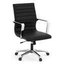 Tre Lite Executive Mid Back Chair with Chrome Frame