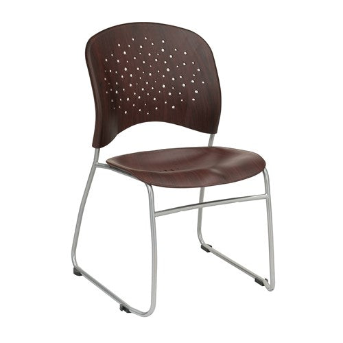 Reve™ GuestBistro Chair Round Plastic Wood Back (Qty. 2)