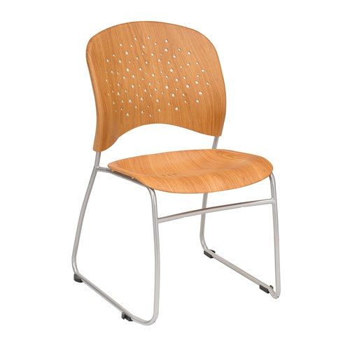 Reve™ GuestBistro Chair Round Plastic Wood Back (Qty. 2)