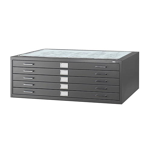 5-Drawer Steel Flat File for 36" x 48" Documents