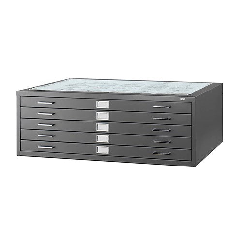 5-Drawer Steel Flat File for 30" x 42" Documents