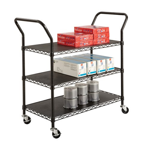 Wire Utility Cart - 3 Shelves