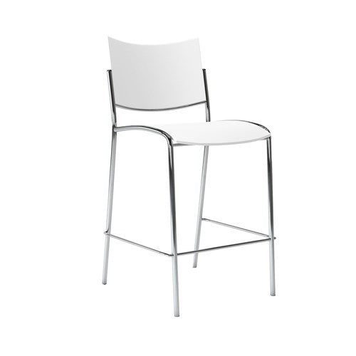 Escalate Stool, Plastic Back and Seat
