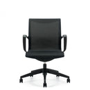 Global Solar™ Mesh Seat & Back Conference Chair, Asphalt Frame | 8456