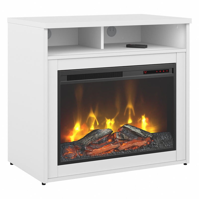 Bush Business Furniture 400 Series 32W Electric Fireplace with Shelf