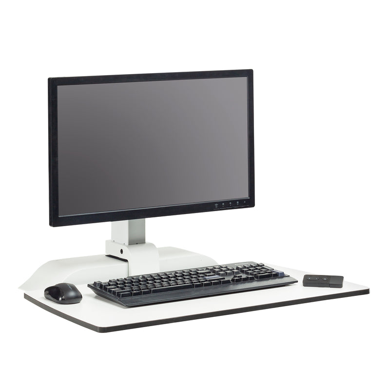 Soar™ by Safco Electric Desktop Sit/Stand – Single Monitor Arm