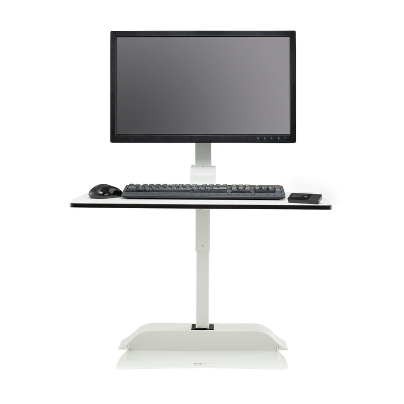 Soar™ by Safco Electric Desktop Sit/Stand – Single Monitor Arm