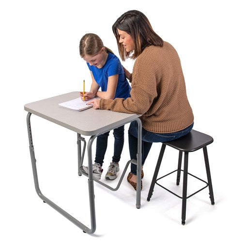 AlphaBetter® 2.0 Height – Adjustable Student Desk with Pendulum Bar 22”-30”