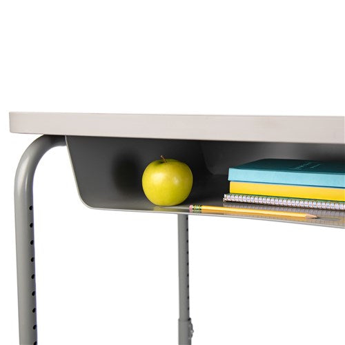 AlphaBetter® 2.0 Height – Adjustable Student Desk with Book Box and Pendulum Bar 29"-43”