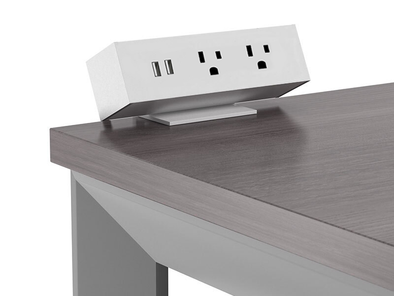 Desk Clamp Power Strip, USB-A, USB-C