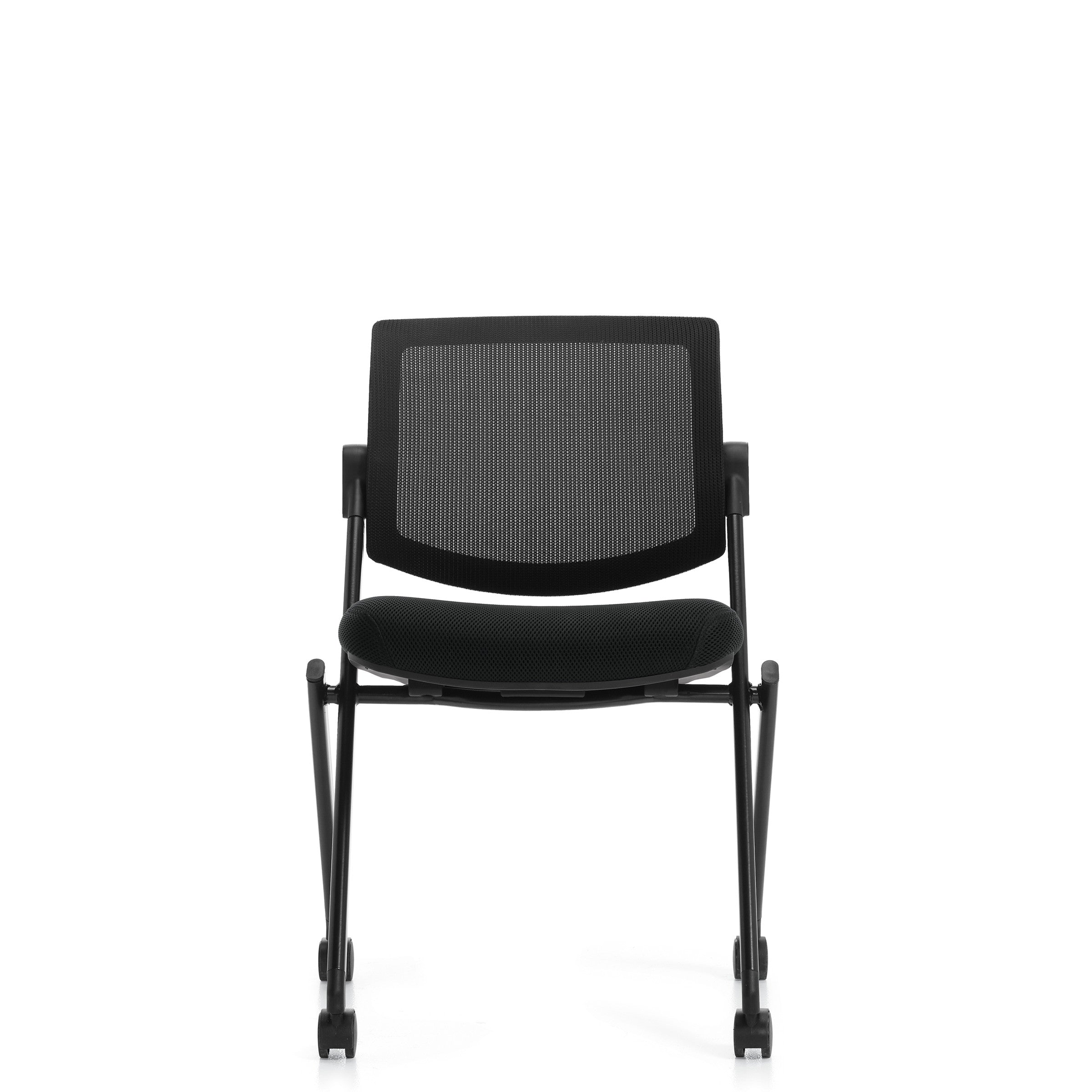 Armless Nesting Chair with Breathable Mesh & Flip Seat (OTG11341B)