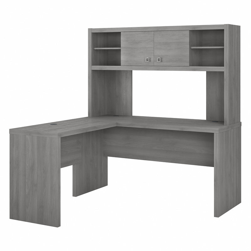 Office by kathy ireland® Echo L Shaped Desk with Hutch