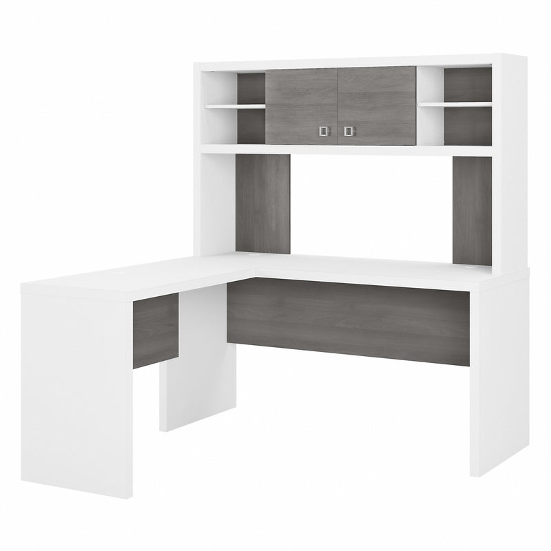 Office by kathy ireland® Echo L Shaped Desk with Hutch