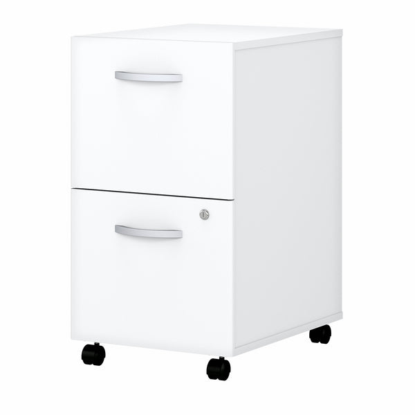 Bush Business Furniture Easy Office 2 Drawer Mobile File Cabinet - Assembled