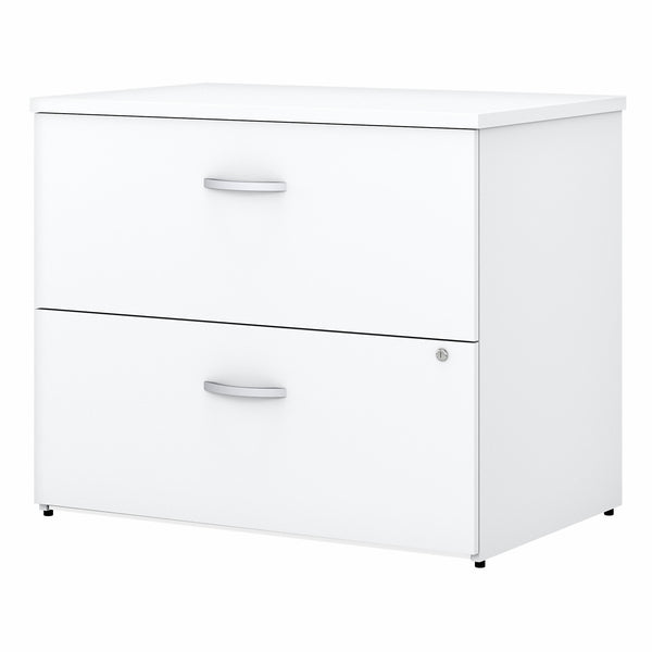 Bush Business Furniture Easy Office 2 Drawer Lateral File Cabinet - Assembled