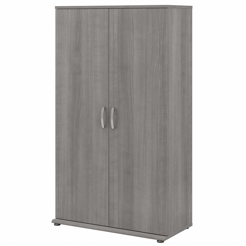 Bush Business Furniture Universal Tall Garage Storage Cabinet with Doors and Shelves