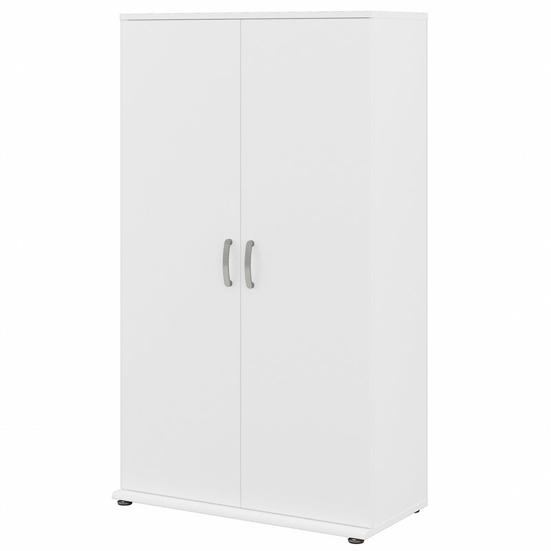 Bush Business Furniture Universal Tall Garage Storage Cabinet with Doors and Shelves