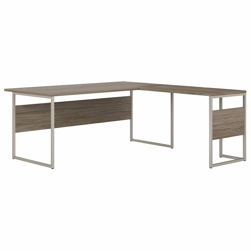 Bush Business Furniture Hybrid 72W x 36D L Shaped Table Desk with Metal Legs