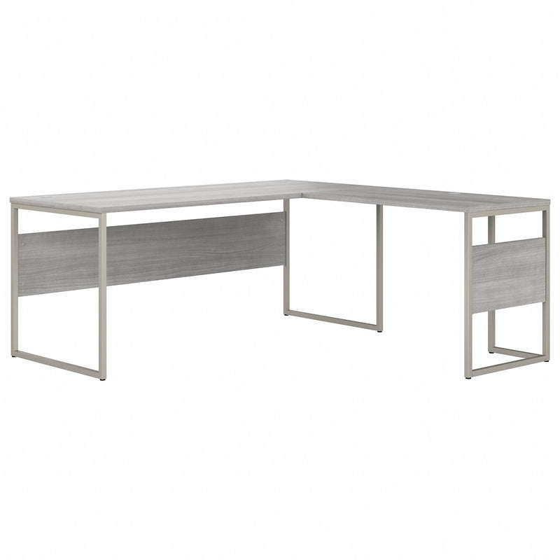 Bush Business Furniture Hybrid 72W x 30D L Shaped Table Desk with Metal Legs
