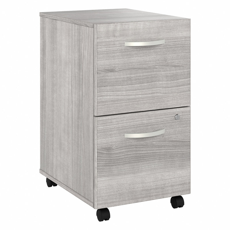 Bush Business Furniture Hybrid 2 Drawer Mobile File Cabinet - Assembled