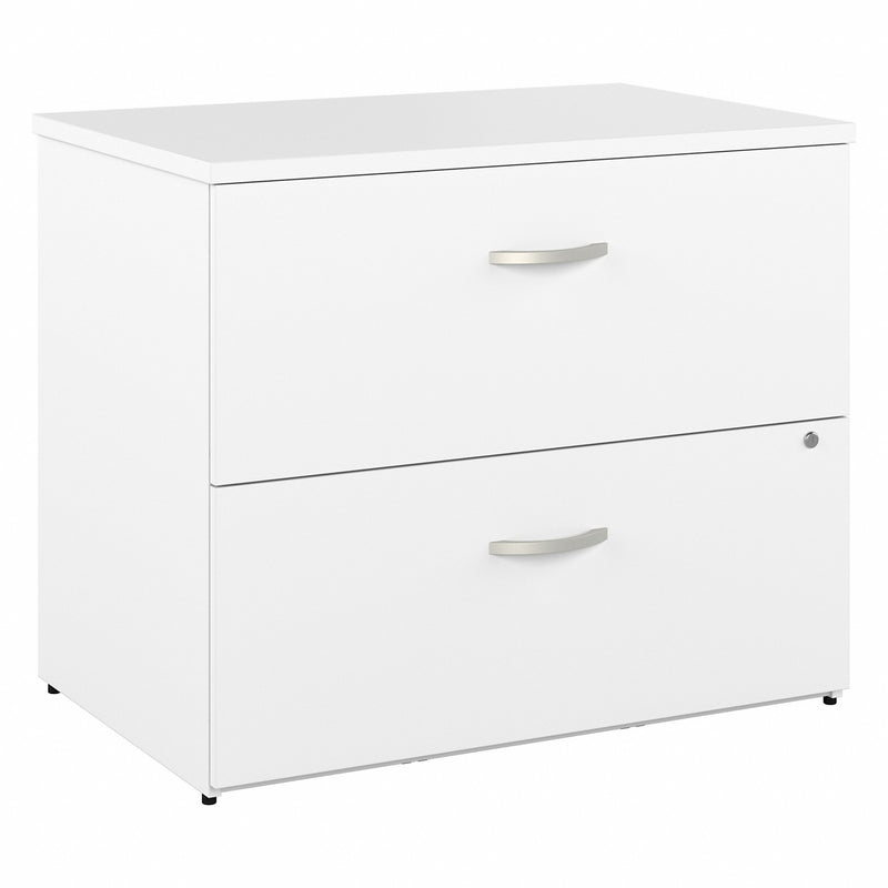 Bush Business Furniture Hybrid 2 Drawer Lateral File Cabinet - Assembled