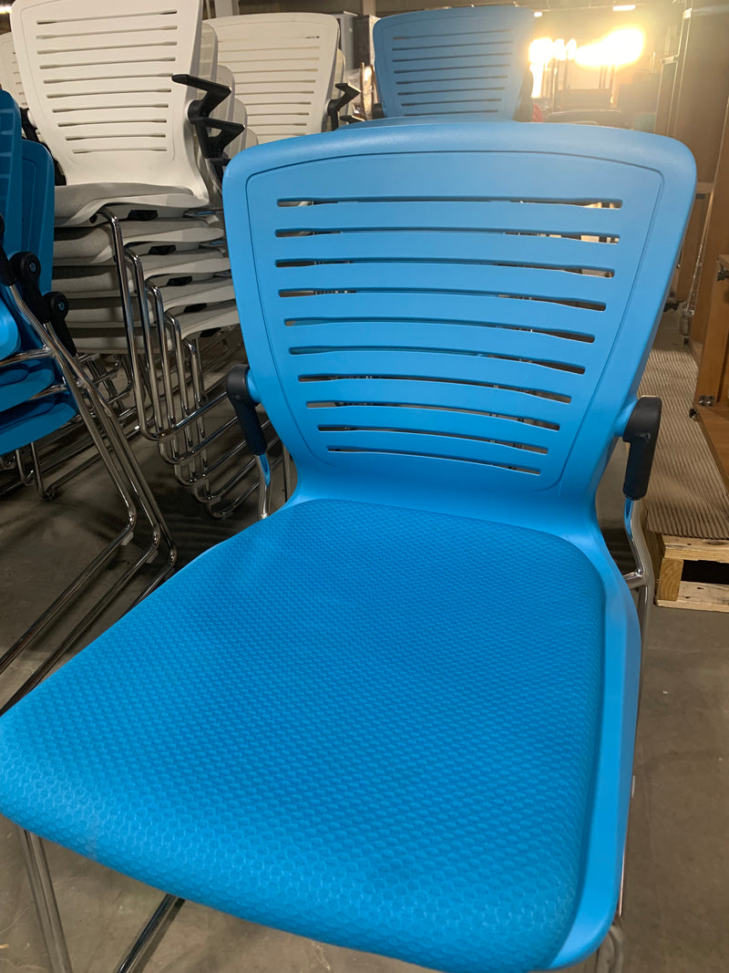 Office Master OM5 Guest Chairs (Blue) | Used/Pre-owned