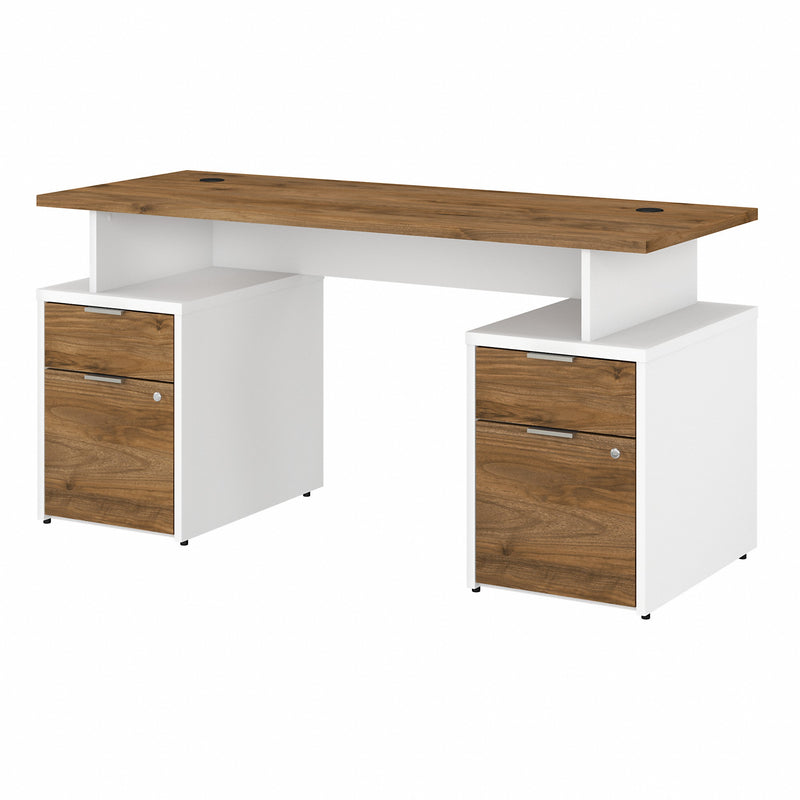 Bush Business Furniture Jamestown 60W Desk with 4 Drawers