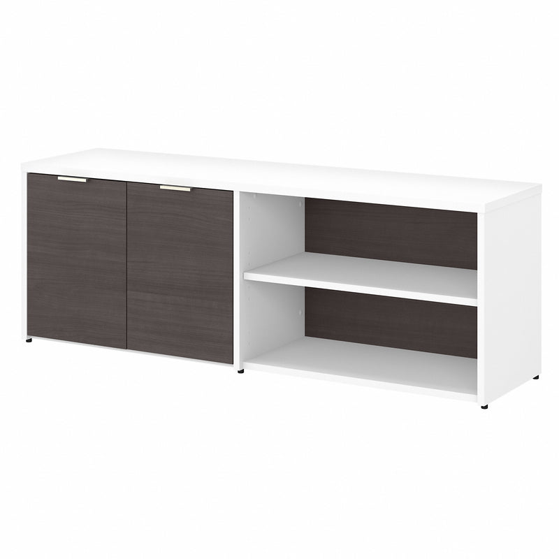 Bush Business Furniture Jamestown Low Storage Cabinet with Doors and Shelves