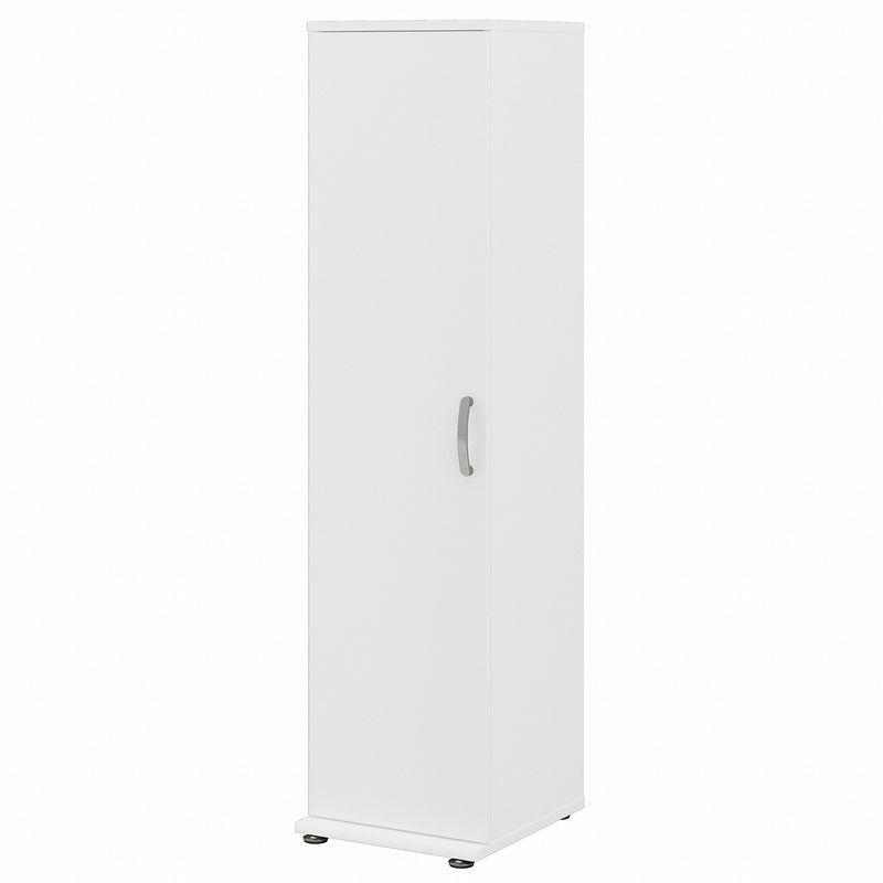 Bush Business Furniture Universal Narrow Linen Tower with Door and Shelves
