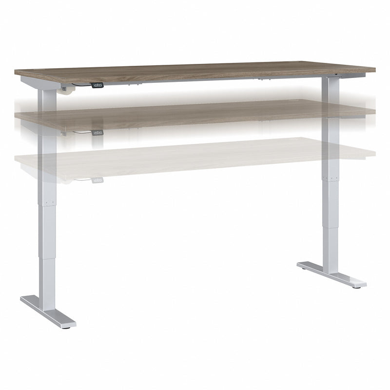Move 40 Series by Bush Business Furniture 72W x 30D Electric Height Adjustable Standing Desk