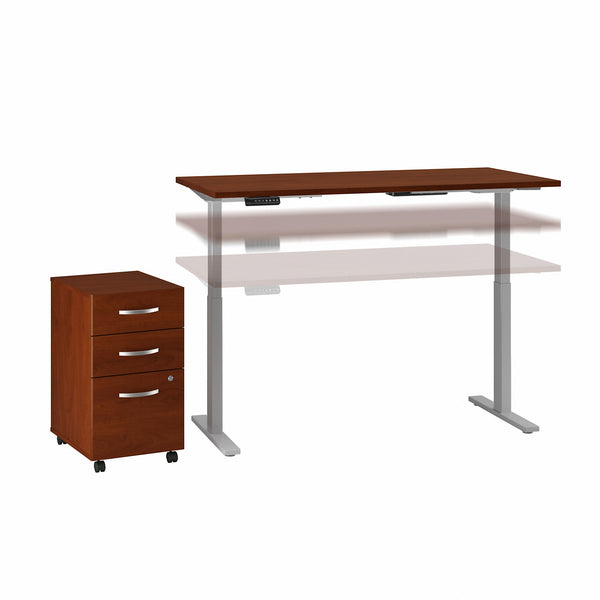 Move 60 Series by Bush Business Furniture 60W x 30D Height Adjustable Standing Desk with Storage