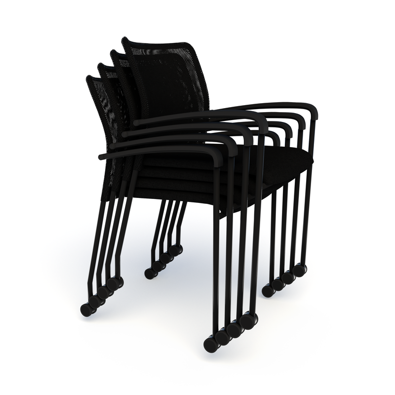 Match Mobile/Stacking Chair, 4 Pack