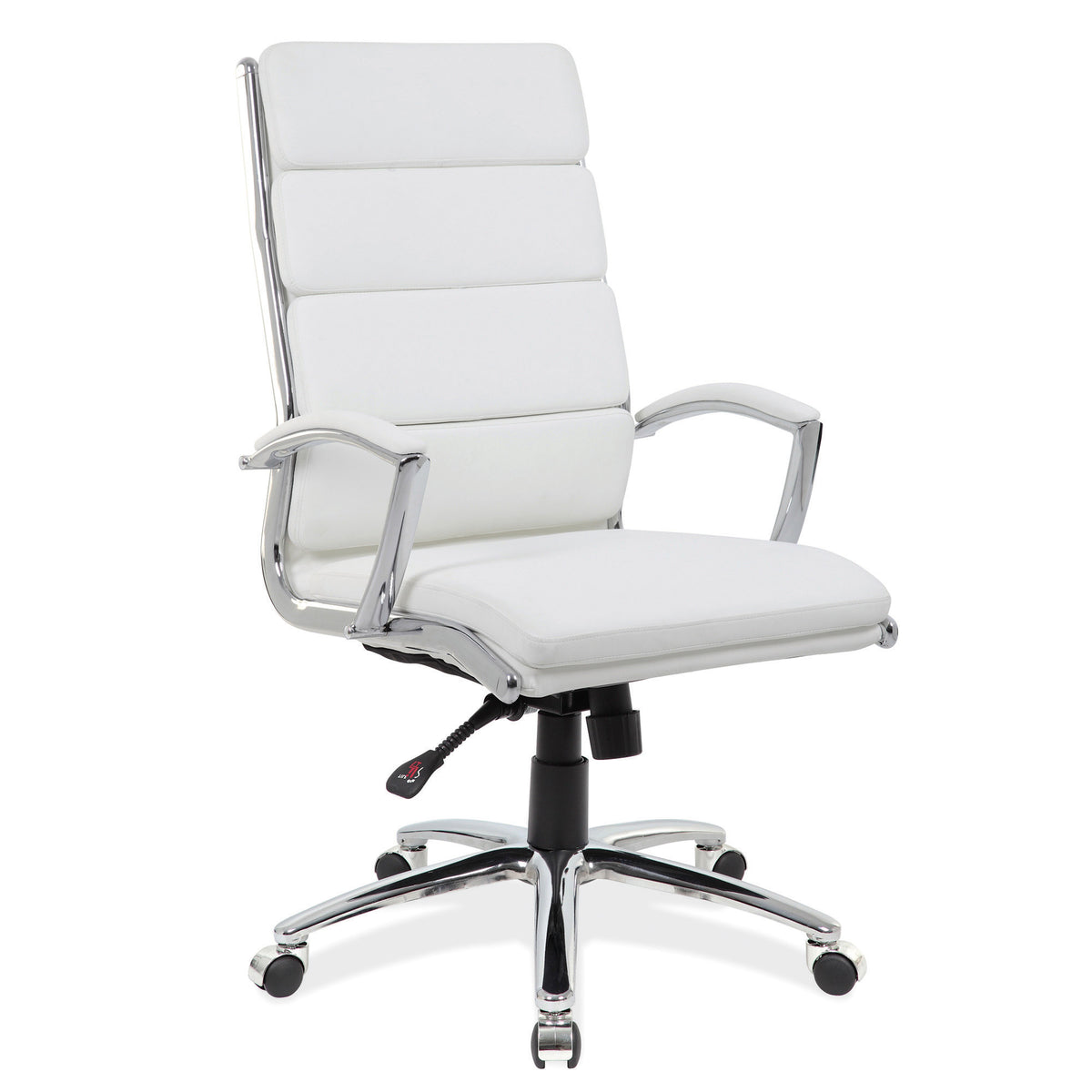 Merak Executive High Back Chair with Chrome Frame & PU leather