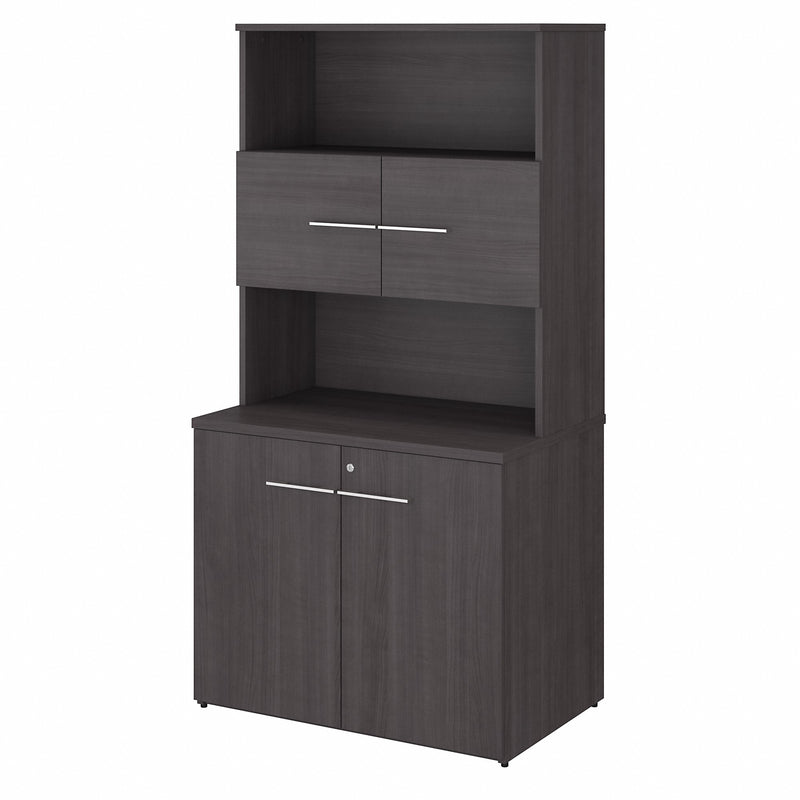 Bush Business Furniture Office 500 36W Tall Storage Cabinet with Doors and Shelves