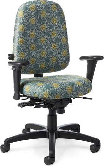 7780 - Office Master Paramount Medium Build Ergonomic Office Chair With Lumbar Support