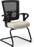 AF511S - OM Seating Affirm Ergonomic Office Guest Chair Optional Arms