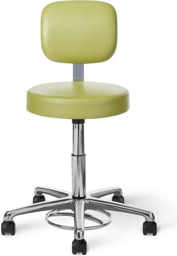 CL15 - Office Master Classic Professional Lab and Healthcare Stool with Back Rest