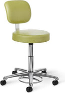 CL15 - OM Seating Classic Professional Lab and Healthcare Stool with Back Rest