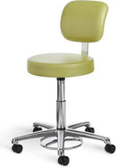 CL15 - OM Seating Classic Professional Lab and Healthcare Stool with Back Rest