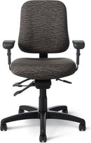 PT72IU - OM Seating 24-Seven Intensive Use Mid Back Ergonomic Task Chair