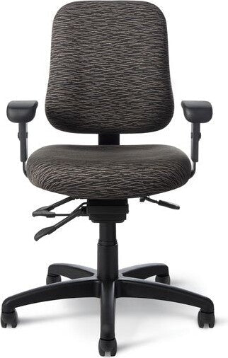 IU72 - Office Master 24-Seven Intensive Use Mid Back Ergonomic Task Chair