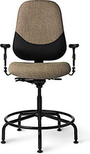 MX87PD - OM Seating Maxwell Police Department Intensive Use Big Build Stool